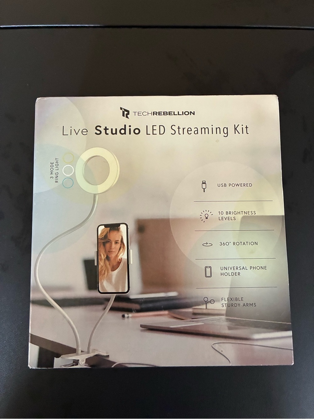 Ring Light w/ Phone Holder – Perfect for TikTok & Streaming